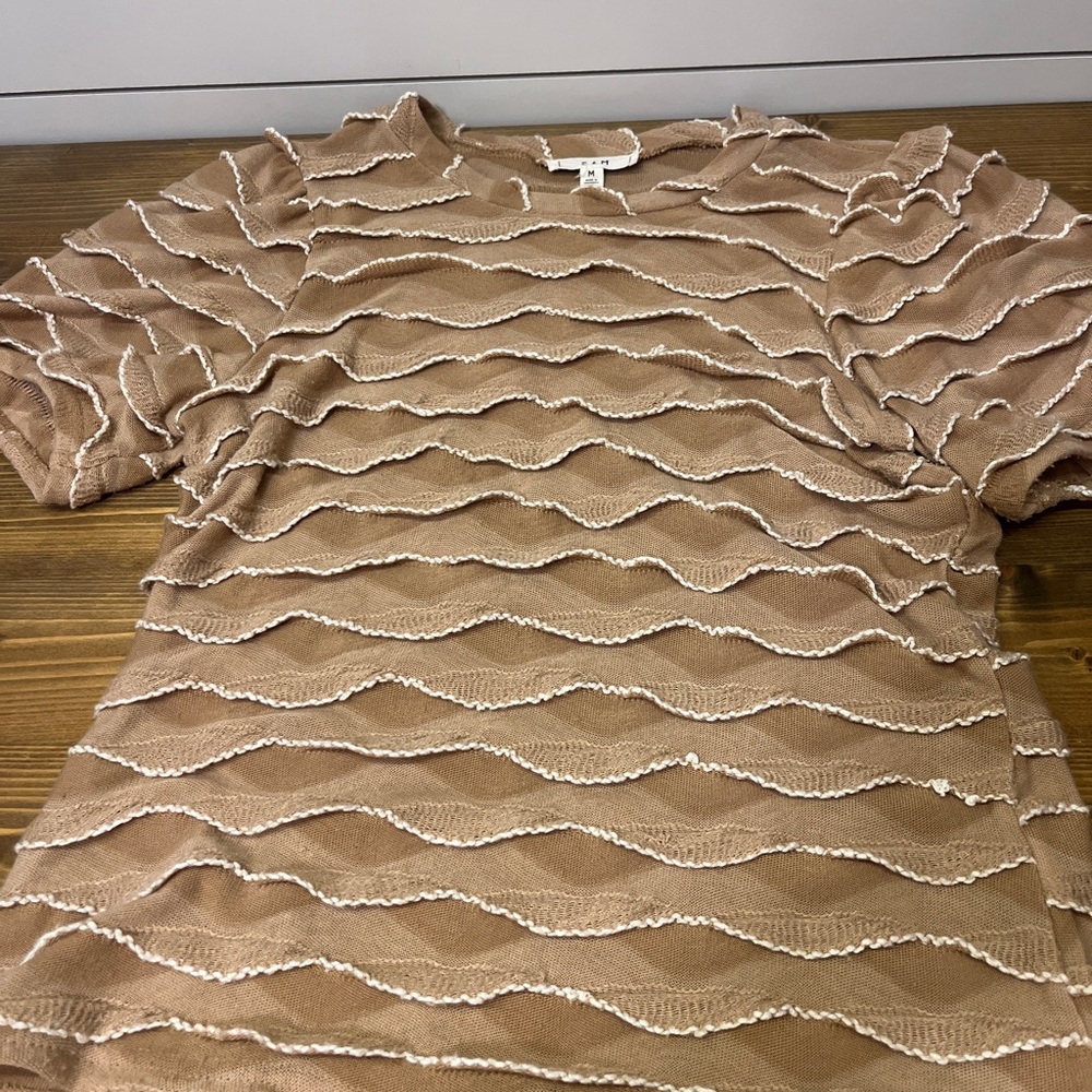 Ruffle Stripe Top